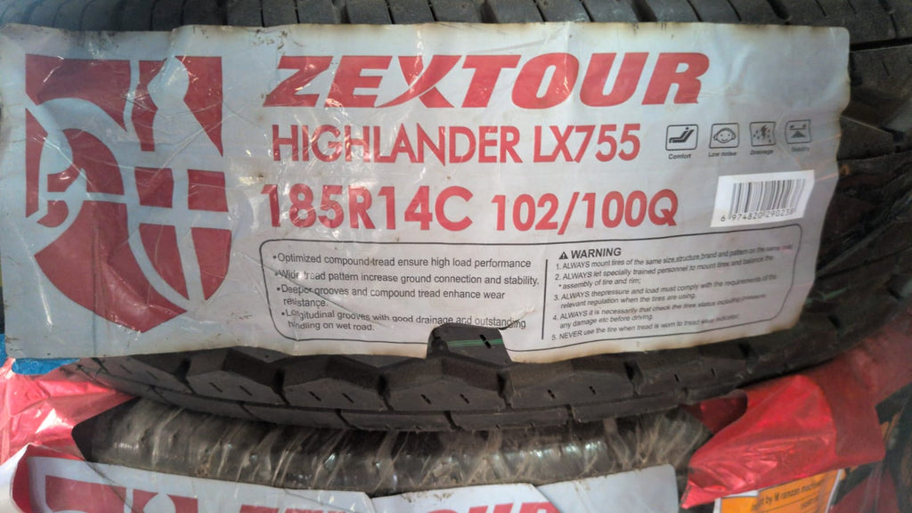 Zextour 195R14C Highlander LX755 106-104Q Built For High Load Performance