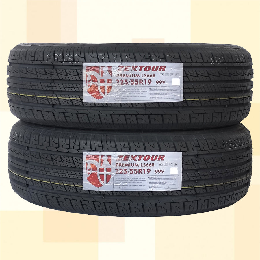 Zextour 225/55R19 Premium LS668 99V Quiet & Durable Passenger Car Tire