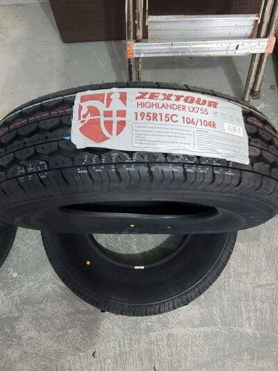 Zextour 195R15C Highlander LX755 106-104R Built For High Load Performance
