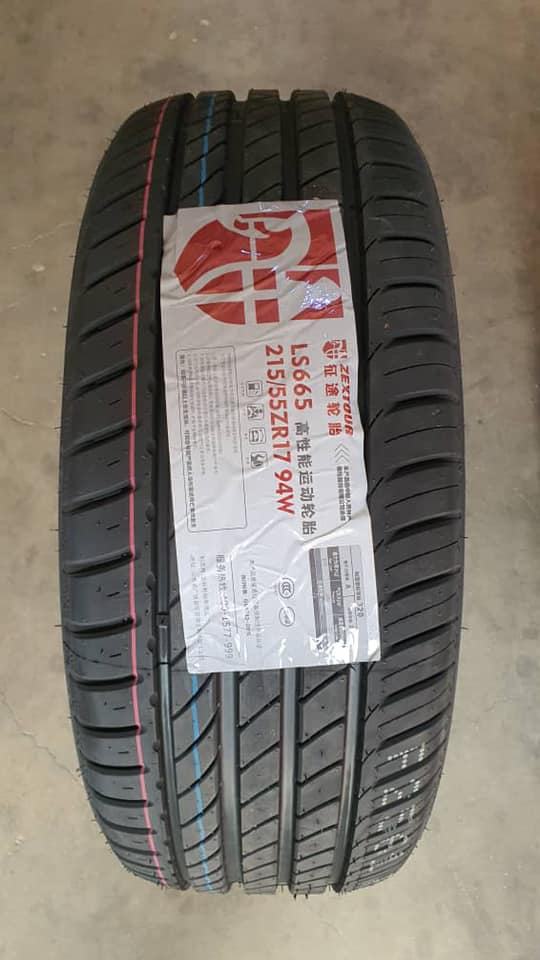 Zextour 215/55ZR17 Premium LS665 94W Quiet & Durable Sports Car Tire